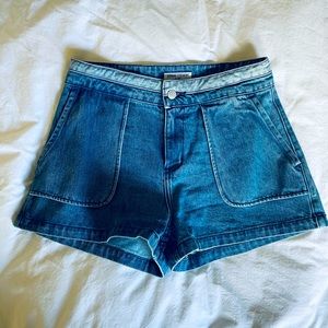 Opening Ceremony blue denim jean shorts size 2